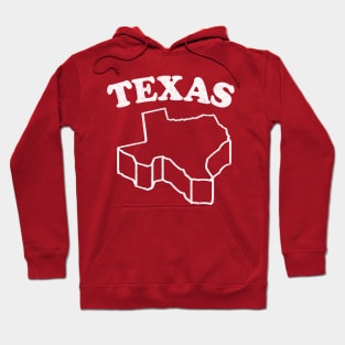 Texas /\/\/\/ Retro Style Design Hoodie